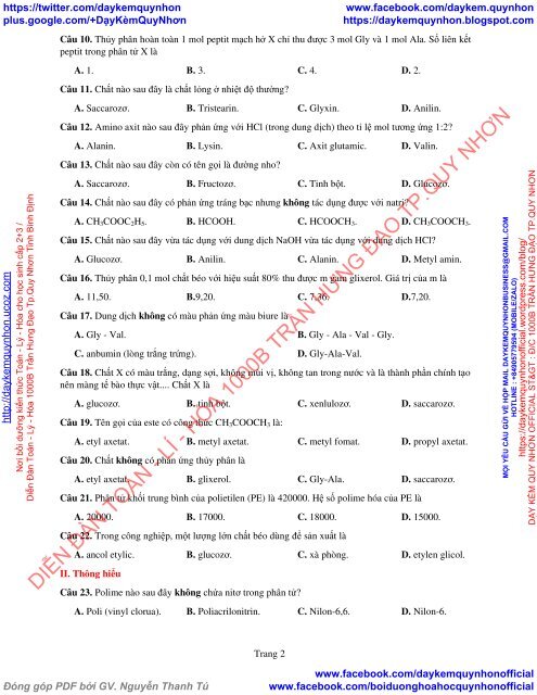 Bộ đề thi thử THPT QG 2018 Các môn TOÁN - LÍ - HÓA Các trường THPT Cả nước CÓ HƯỚNG DẪN GIẢI (Lần 5) [DC03042018]