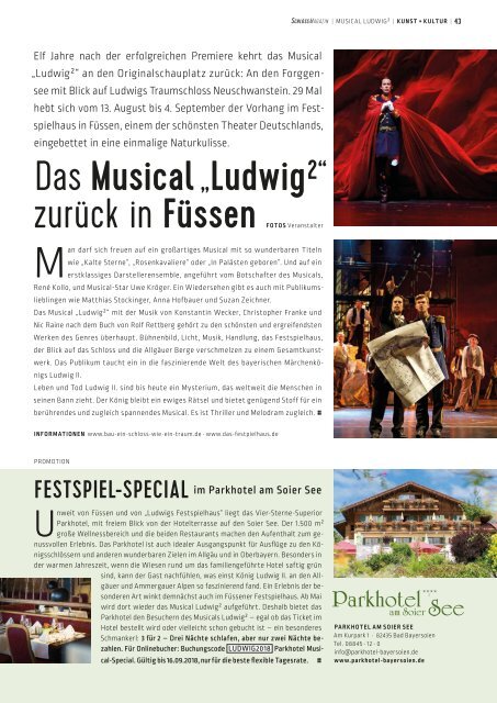 SchlossMagazin Bayerisch-Schwaben April 2018