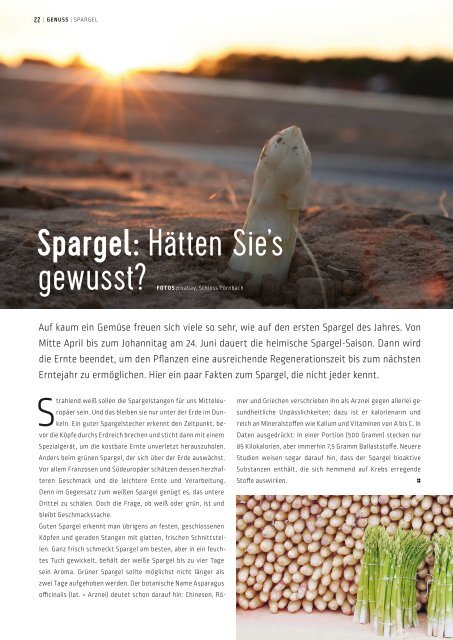 SchlossMagazin Fünfseenland April 2018