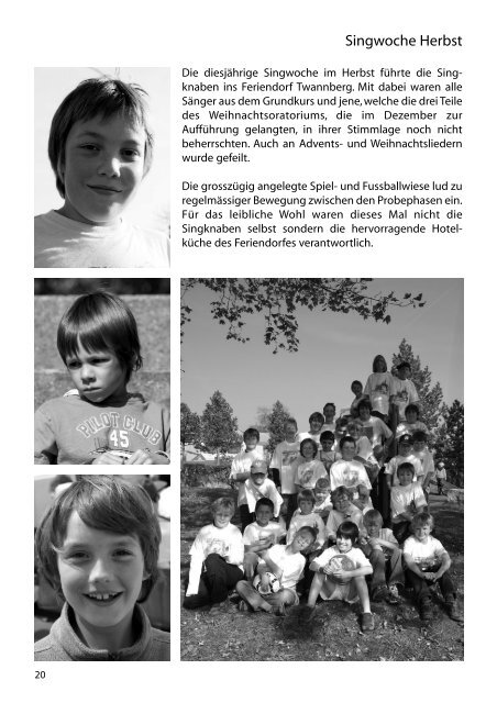 Bulletin 2008 - Solothurner Singknaben