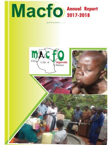 MACFO UGANDA ANNUAL REPORT 2017-2018