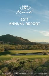 2017 DC Ranch Annual Report