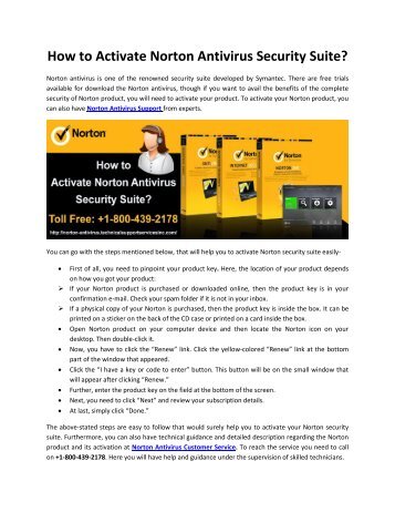How to Activate Norton Antivirus Security Suite?
