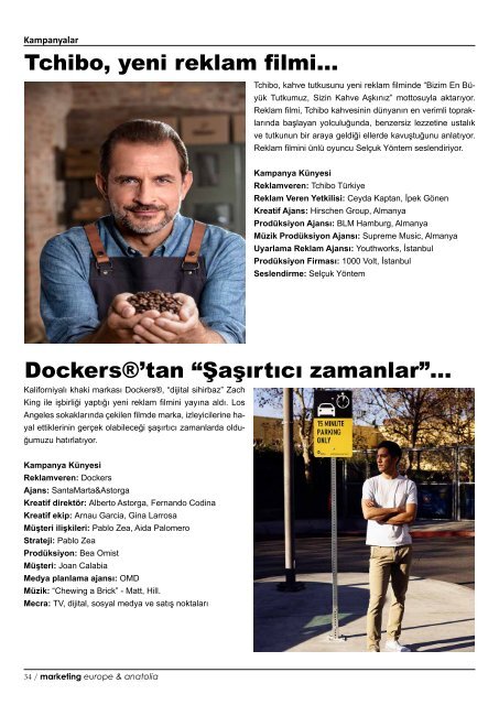 marketing europe & anatolia Sayı: 073