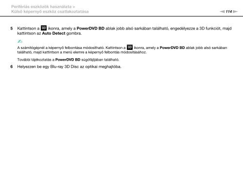 Sony VPCSE2F1E - VPCSE2F1E Mode d'emploi Hongrois