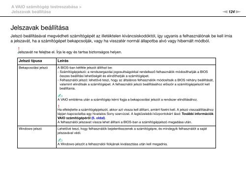 Sony VPCSE2F1E - VPCSE2F1E Mode d'emploi Hongrois