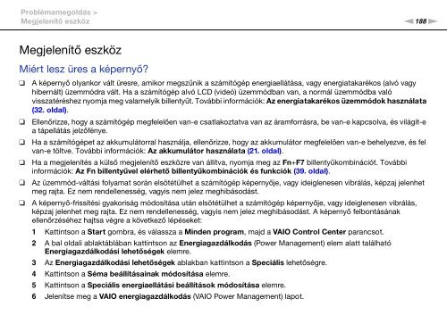 Sony VPCSE2F1E - VPCSE2F1E Mode d'emploi Hongrois