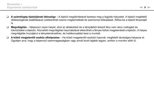 Sony VPCSE2F1E - VPCSE2F1E Mode d'emploi Hongrois