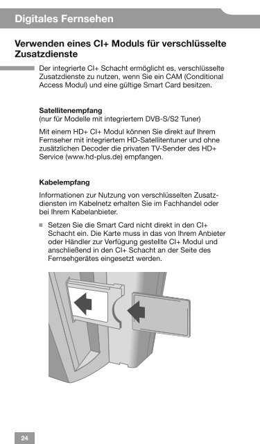 Sony KDL-55HX823 - KDL-55HX823 BRAVIA Pocket Guide Allemand