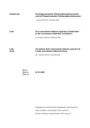 Verzeichnis der Eidgenössischen Oberschätzungskommission und ...