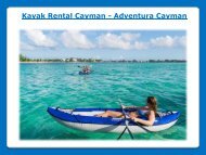 Kayak rental Grand Cayman