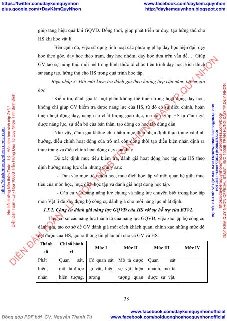 COMBO SỬ DỤNG BÀI TẬP TRONG DẠY HỌC PHẦN “QUANG HÌNH HỌC” VẬT LÍ 11 TRUNG HỌC PHỔ THÔNG THEO HƯỚNG BỒI DƯỠNG NĂNG LỰC GIẢI QUYẾT VẤN ĐỀ CHO HỌC SINH & SỬ DỤNG THÍ NGHIỆM TỰ TẠO (2017)