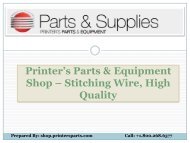 Stitching Wire -Shop.printersparts