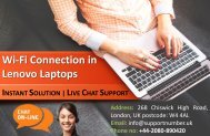 Wi-Fi Connection in Lenovo Laptops