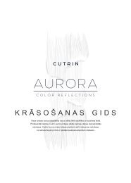  Cutrin Aurora krāsošanas gidu