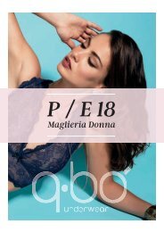 Catalogo MAGLIERIA QBO' UNDERWEAR SS 2018