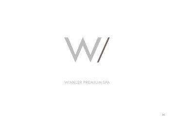 Winklerhotels Beautyfolder 2018