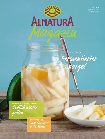 Alnatura Magazin April 2018