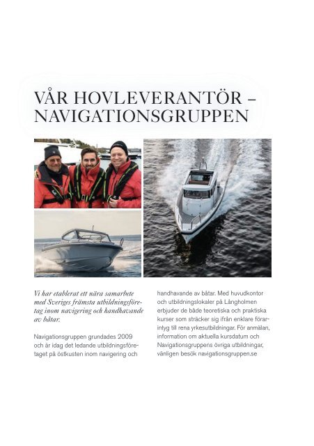 Utbildningsfolder Navigationsgruppen