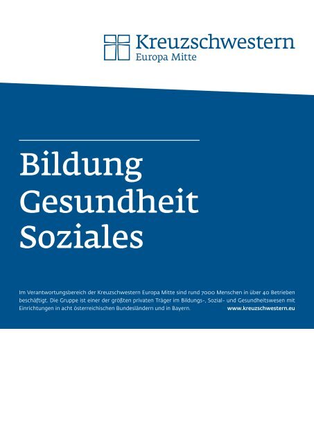 Kreuzschwestern-Magazin Ausgabe 1_2018