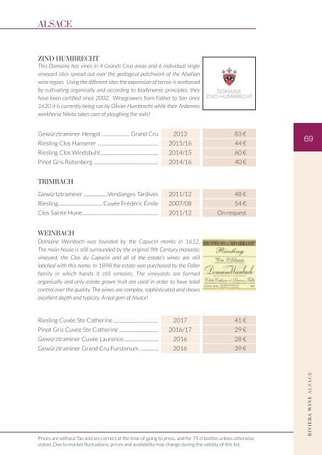 Riviera Wine - Catalogue 2018