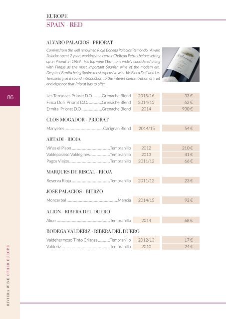 Riviera Wine - Catalogue 2018