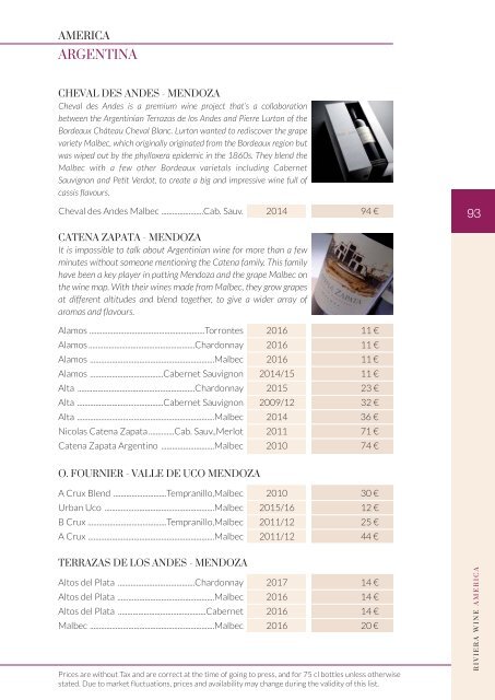 Riviera Wine - Catalogue 2018