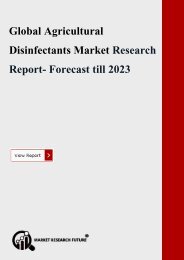 Agricultural Disinfectants Market