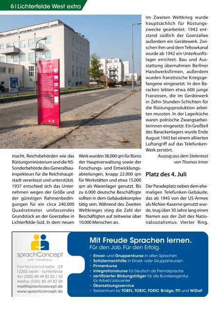 Lichterfelde West extra Nr. 6/2017