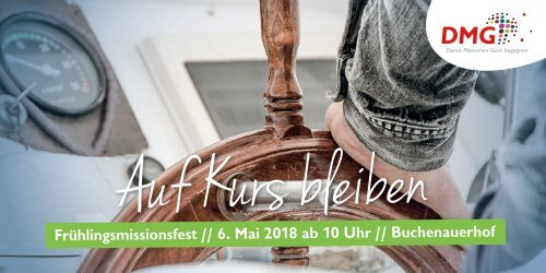 Einladung zum DMG-Frühlingsmissionsfest 2018