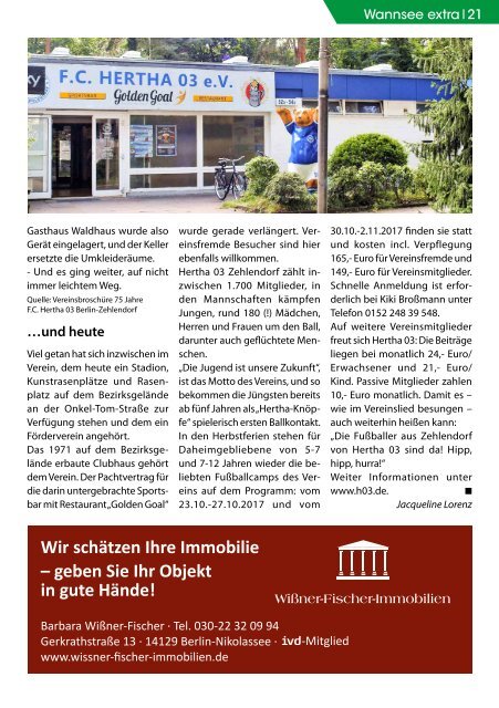 Wannsee extra Nr. 5/2017