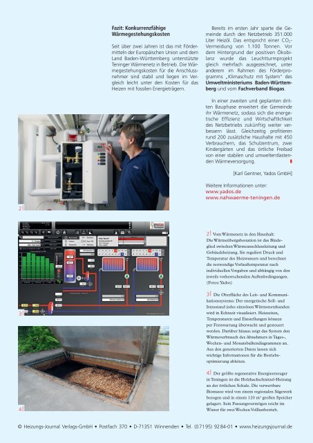 Heizungsjournal Sonderdruck 2017/2018 | YADOS Wärmenetztechnik