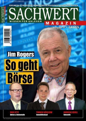 Sachwert Magazin Ausgabe 65, März 2018