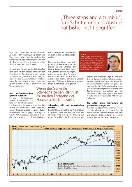 Sachwert Magazin Ausgabe 65, März 2018