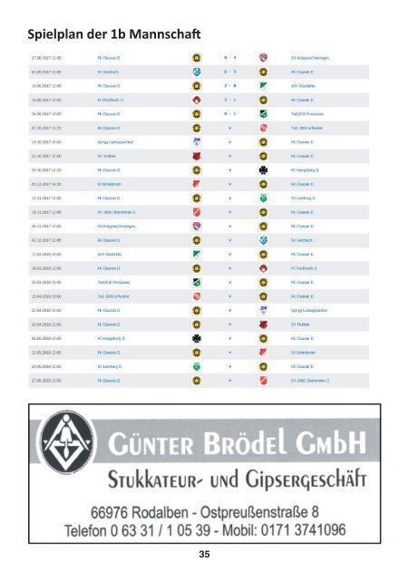 FKC Aktuell - 09. Spieltag - Saison 2017/2018