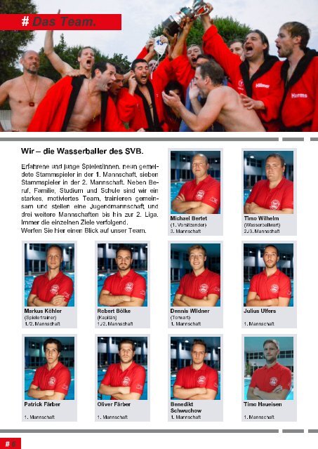 Schwimmverein Bietigheim e.V. - Wasserball Broschüre 2018