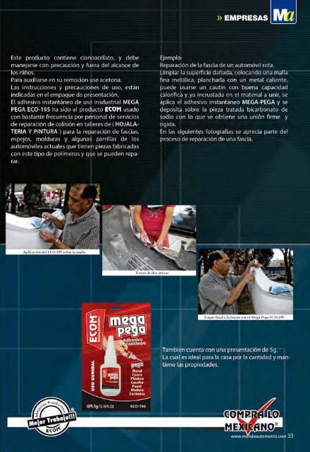 Revista Mundo Automotriz No. 265 ABRIL