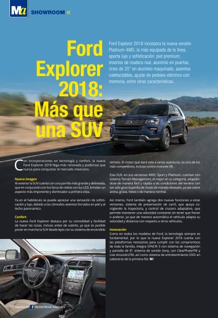 Revista Mundo Automotriz No. 265 ABRIL