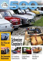 Fiat 500 IG München Jahresmagazin 2017