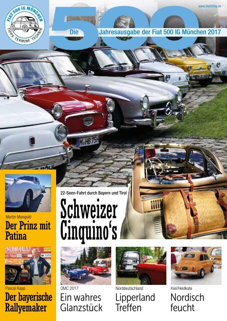 Fiat 500 IG München Jahresmagazin 2017
