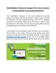 QuickBooks Enterprise Support for every version of QuickBooks Accounting Software