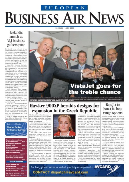 Vistajet Goes For The Treble Chance Vistajet Goes For The Treble