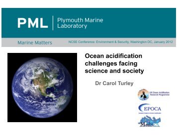 Ocean acidification challenges facing science and society - Compass