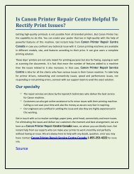 Is Canon Printer Repair Centre Helpful To Rectify Print Issues