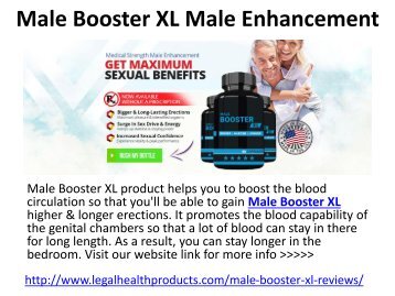 Male Booster XL Male Enhancement