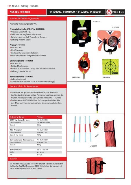 Gottlieb Nestle Produktkatalog 2018