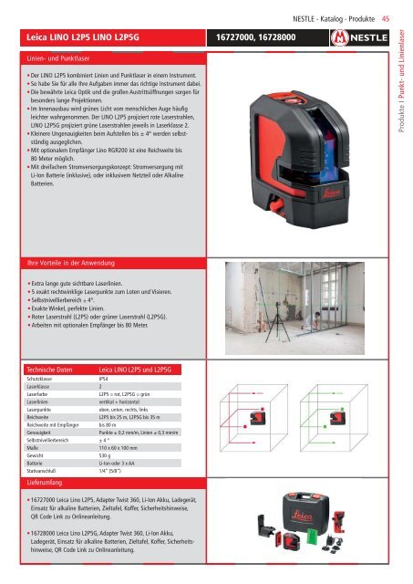 Gottlieb Nestle Produktkatalog 2018