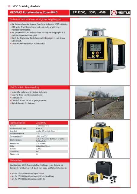 Gottlieb Nestle Produktkatalog 2018