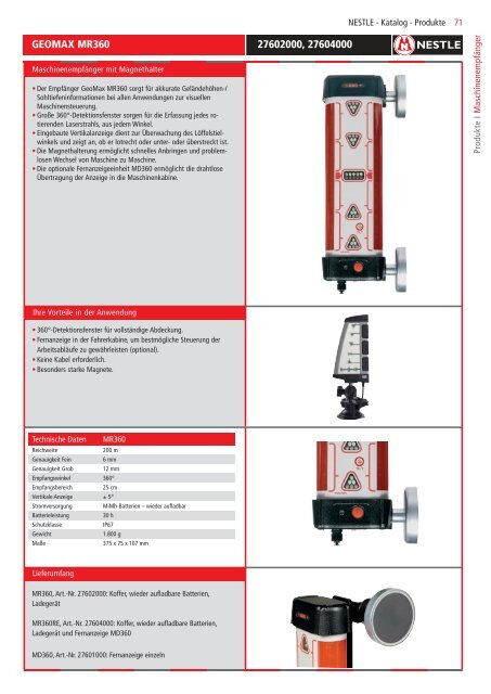 Gottlieb Nestle Produktkatalog 2018