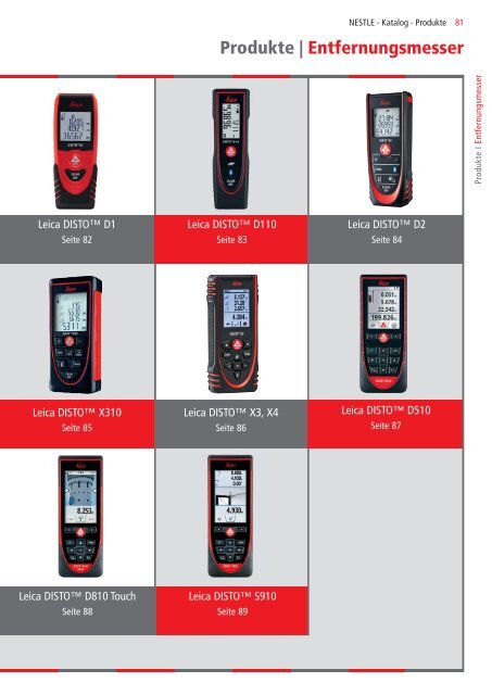 Gottlieb Nestle Produktkatalog 2018